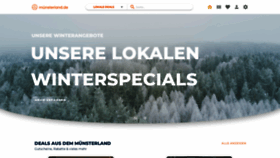 What Muensterland.de website looks like in 2024 