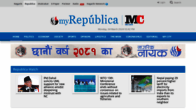 What Myrepublica.com website looks like in 2024 