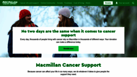 What Macmillan.org.uk website looks like in 2024 