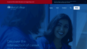 What Mercycollege.edu website looks like in 2024 