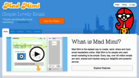 What Mad.ly website looked like in 2024 (1 year ago)