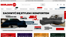 What Mirjan24.pl website looks like in 2024 