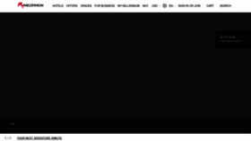 What Millenniumhotels.co.uk website looked like in 2024 (1 year ago)