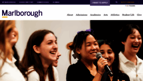 What Marlborough.org website looks like in 2024 