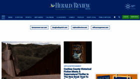 What Myheraldreview.com website looks like in 2024 