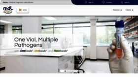 What Mdlab.com website looks like in 2024 