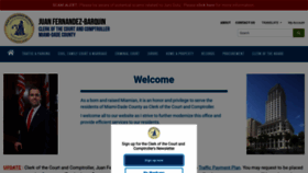 What Miami-dadeclerk.com website looks like in 2024 