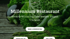 What Millenniumrestaurant.com website looks like in 2024 