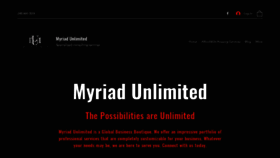 What Myriadunlimited.com website looks like in 2024 