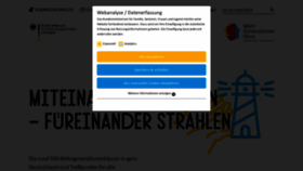What Mehrgenerationenhaeuser.de website looks like in 2024 