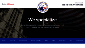 What Multichoiceapostille.com website looks like in 2024 