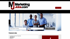 What Marketingjobs.com website looks like in 2024 