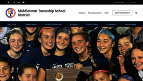 What Middletownk12.org website looked like in 2024 (2 years ago)