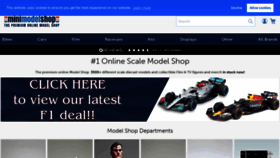 What Minimodelshop.com website looks like in 2024 