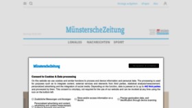 What Muensterschezeitung.de website looks like in 2024 