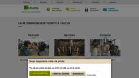 What Mutualia.fr website looks like in 2024 