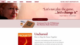 What Mheffernan.com website looks like in 2024 