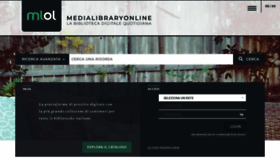 What Medialibrary.it website looks like in 2024 