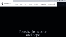 What Melbournecatholic.org website looks like in 2024 