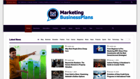 What Marketingbusinessplans.com website looks like in 2024 