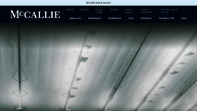 What Mccallie.org website looks like in 2024 