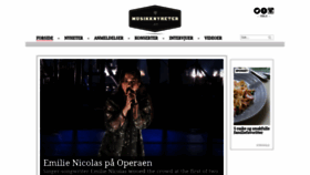 What Musikknyheter.no website looks like in 2024 