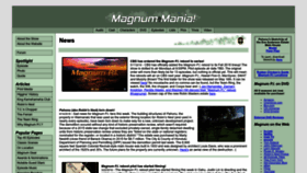 What Magnum-mania.com website looks like in 2024 