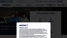 What Matmut.fr website looks like in 2024 