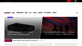 What Mondonews.ro website looks like in 2024 