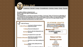 What Make-stuff.com website looks like in 2024 