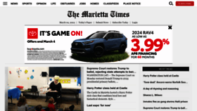 What Mariettatimes.com website looks like in 2024 