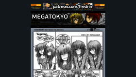 What Megatokyo.com website looked like in 2024 (1 year ago)