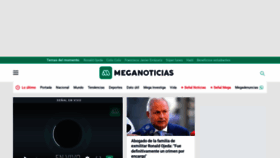 What Meganoticias.cl website looks like in 2024 