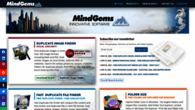 What Mindgems.com website looks like in 2024 