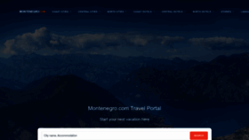 What Montenegro.com website looks like in 2024 