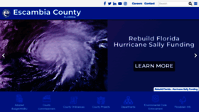 What Myescambia.com website looked like in 2024 (1 year ago)