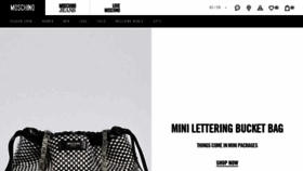 What Moschino.com website looks like in 2024 