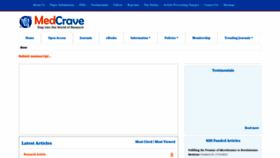 What Medcraveonline.com website looks like in 2024 