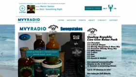 What Mvyradio.com website looks like in 2024 