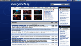 What Macgamefiles.com website looks like in 2024 