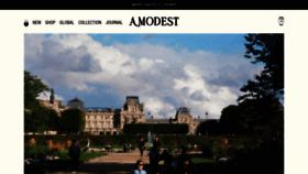 What Modestmood.com website looks like in 2024 