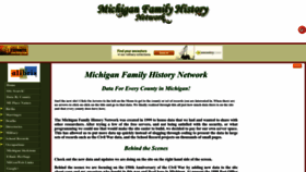 What Mifamilyhistory.org website looks like in 2024 