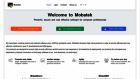 What Mobatek.net website looks like in 2024 