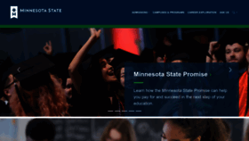 What Minnstate.edu website looks like in 2024 