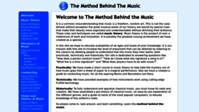 What Method-behind-the-music.com website looks like in 2024 