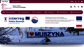 What Muszyna.pl website looks like in 2024 