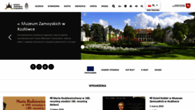 What Muzeumzamoyskich.pl website looks like in 2024 