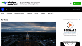 What Michiganpublic.org website looks like in 2024 