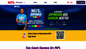 What Mpl.live website looks like in 2024 