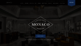 What Monaco-denver.com website looks like in 2024 
